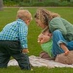 Rammeln im Botanischen Garten