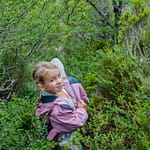 Gipfelstümerin auf dem Wanderweg 1