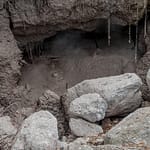 blubberndes Schlammloch