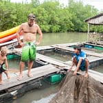 Anlegestelle-Fischzucht