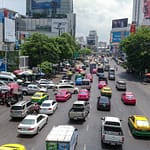 Bangkoker Strassenverkehr 1